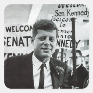 Candidate Kennedy Quadratischer Aufkleber