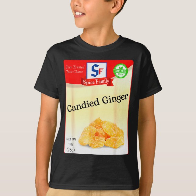 Candied Ginger Condiment Holiday Sce Group Costume T-Shirt (Vorderseite)