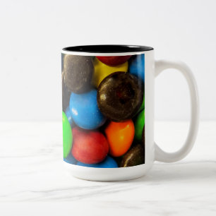 Candies farblich und süß zweifarbige tasse