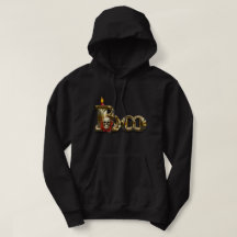 Candle Boo Halloween Hoodie