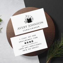 Candle & Crystal Jewel Candlemaker Classic White