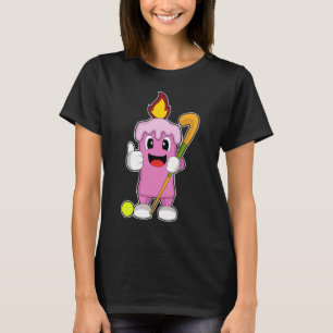 Candle Field Hockey-Hockey-Stick T-Shirt