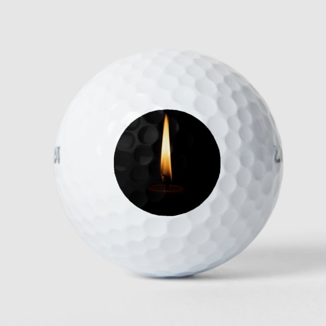 Candle Flame 2 Golfball (Vorderseite)