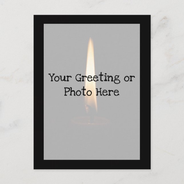 Candle Flame 2 Postkarte (Vorderseite)