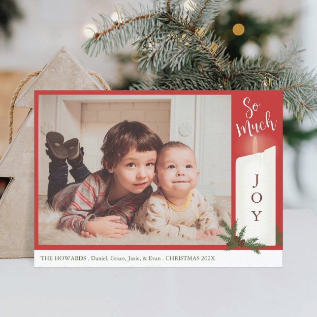 Candle Foto Weihnachtskarte Einladung (Von Creator hochgeladen)