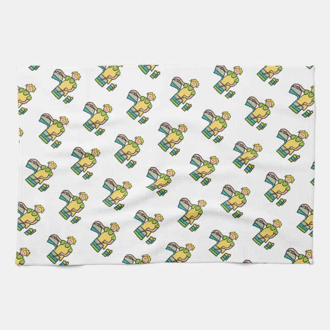 Candle Making Geschirrtuch (Horizontal)