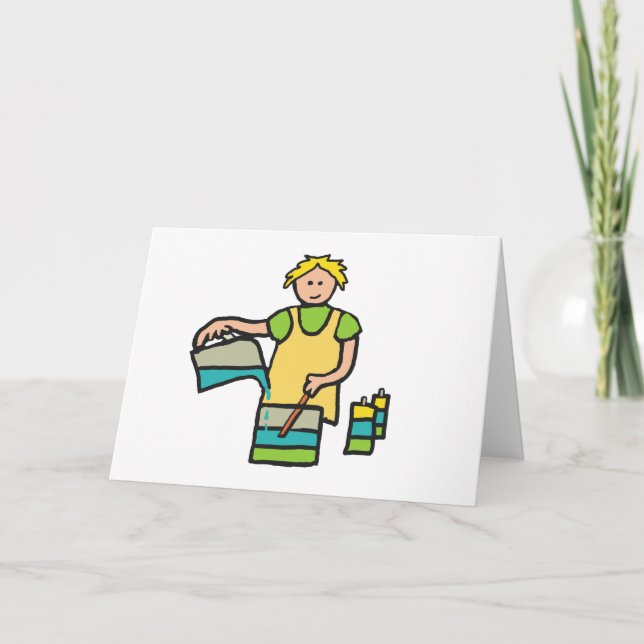 Candle Making Karte (Vorderseite)