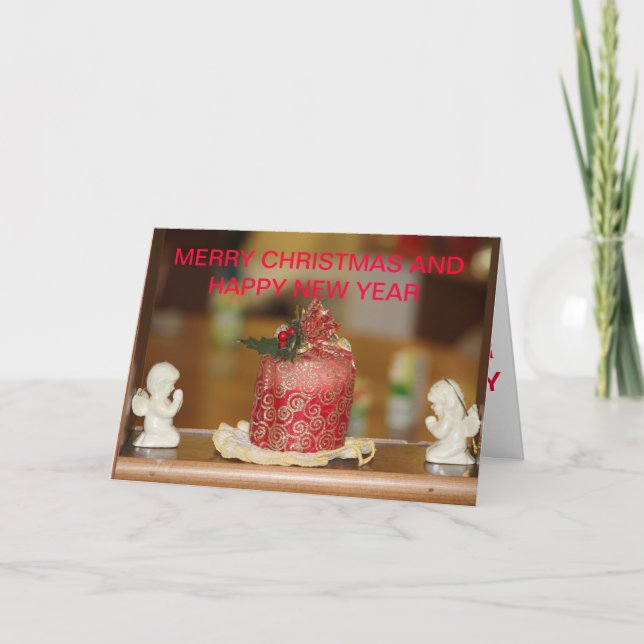 Candle und Angel sind auf einer Karte nah (Vorderseite)