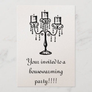Candleabra Einladung