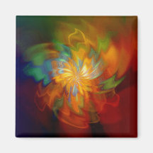 Candlelight Corsage Magnet