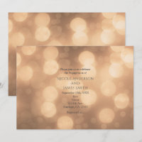 Candlelight Glow Elegant Bokeh Lights Verlobung