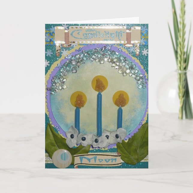 Candlelight Moon Cards Karte (Vorderseite)
