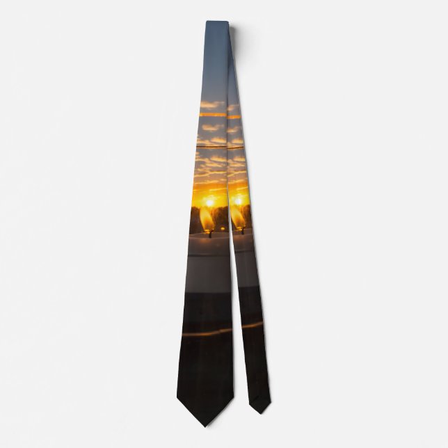 Candlelight Sunset Neck Tie Krawatte (Vorderseite)
