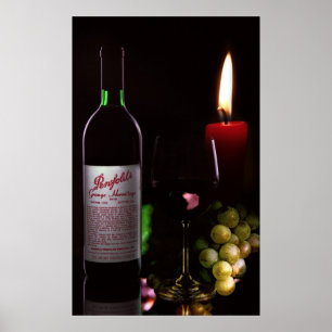 CANDLELIGHT und WEIN Poster