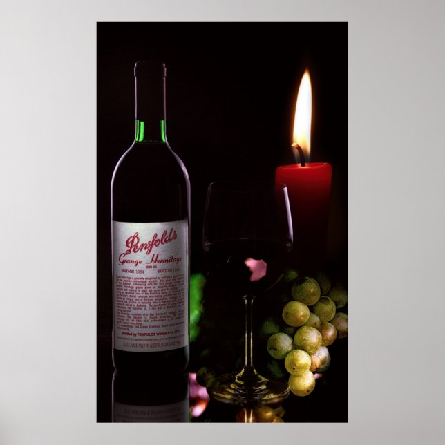 CANDLELIGHT und WEIN Poster (Vorne)