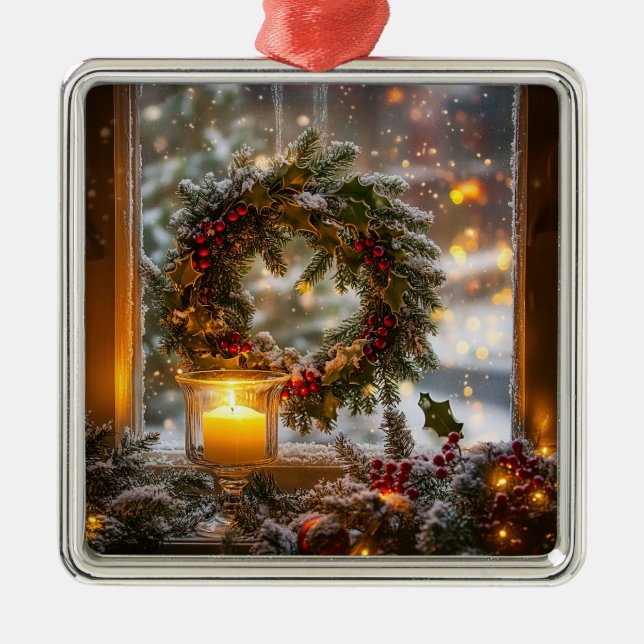 Candlelight Wreath Ornament (Vorne)