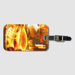 Candlelit Comfort Meal: Sandwich vom Grillkäse Gepäckanhänger