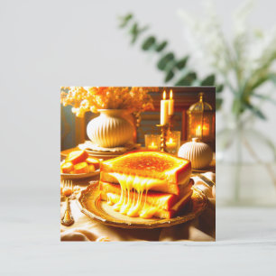 Candlelit Comfort Meal: Sandwich vom Grillkäse Save The Date