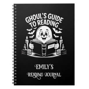 Candlelit Ghoul's Guide mit Name Reading Journal Notizblock
