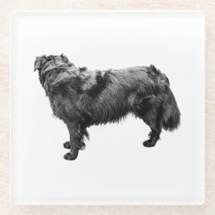 Candlelit-Statue Glasuntersetzer