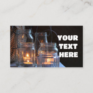 CANDLES CUSTOM BUSINESS CARDS VISITENKARTE