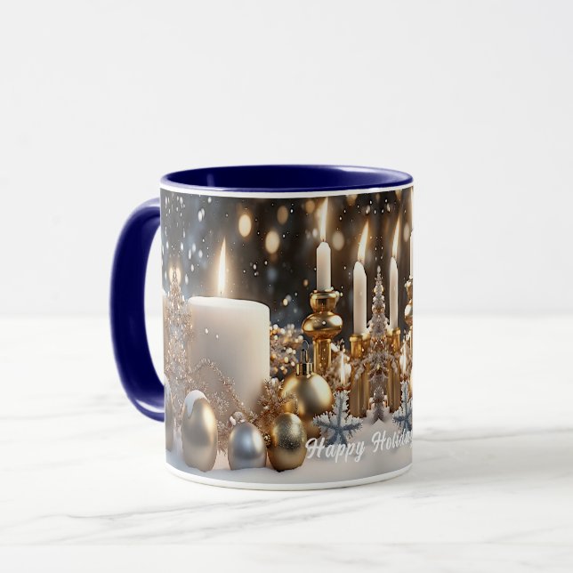 Candles Holiday Tasse (Vorderseite Links)