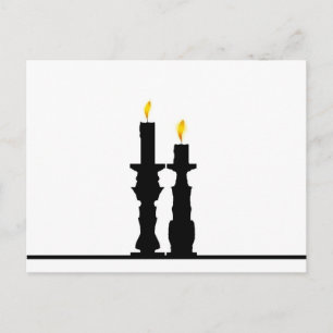 Candlestick-Illusion Postkarte