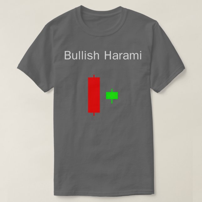 Candlestick Pattern Bullish Harami T-Shirt (Design vorne)
