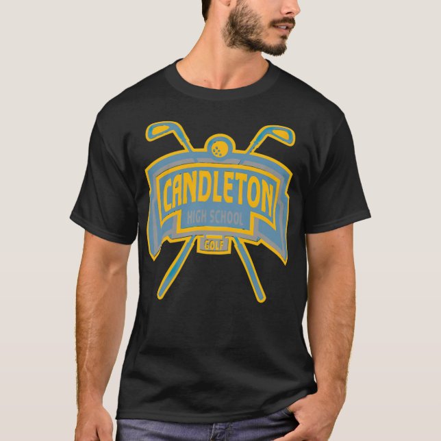 Candleton High School Golf Golfclub T-Shirt (Vorderseite)