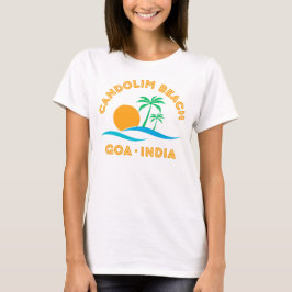 CANDOLIM BEACH-GOA INDIEN T-Shirt