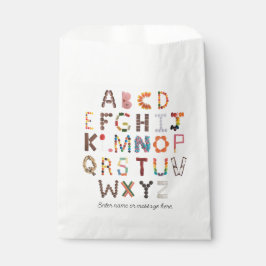 Candy Alphabet | Candy Bar Favor Bag Geschenktütchen