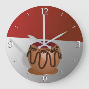Candy Apple Große Wanduhr