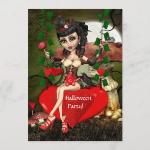 Candy Apple Liebe Halloween-Party Einladung