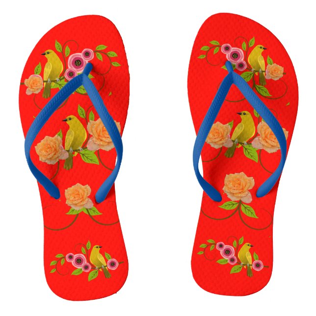 Candy Apple Pool Beach Flip Flops (Fußbett)