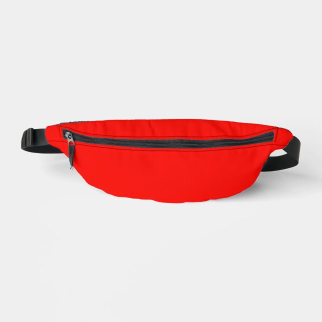 Candy Apple Red Solid Color Bauchtasche (Vorderseite)