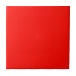 Candy Apple Red Solid Color Fliese