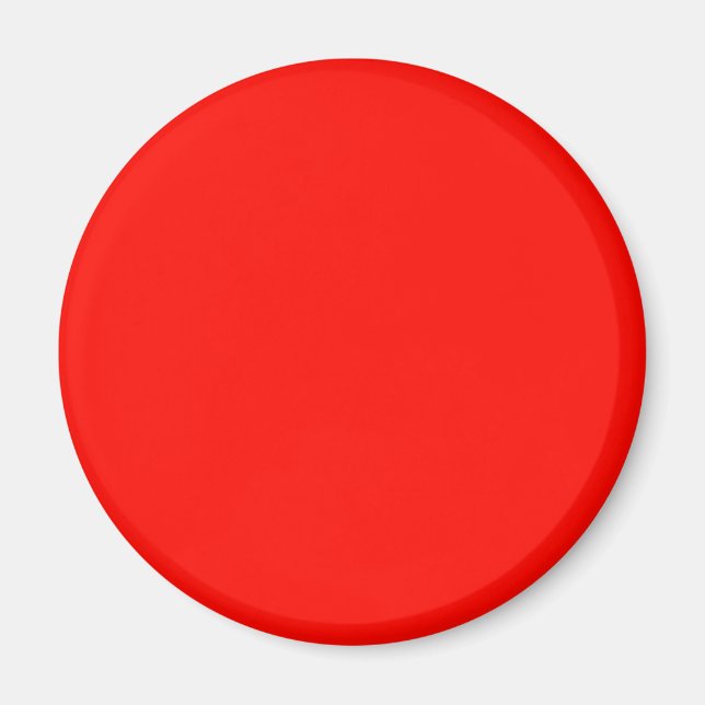 Candy Apple Red Solid Color Magnet (Vorne)