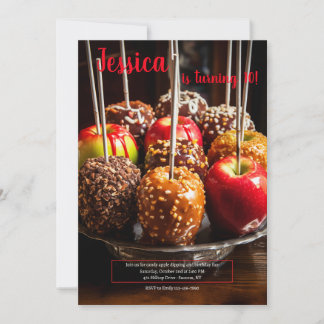 Candy Apples Einladung