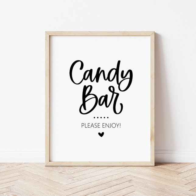 Candy Bar Gastgeschenk Sign Poster (Von Creator hochgeladen)