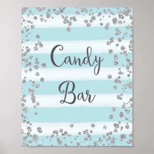 Candy Bar Wedding Poster Print