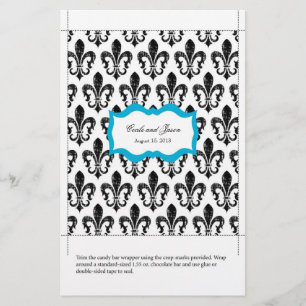 Candy Bar Wrapper   New Orleans Türkis Flyer