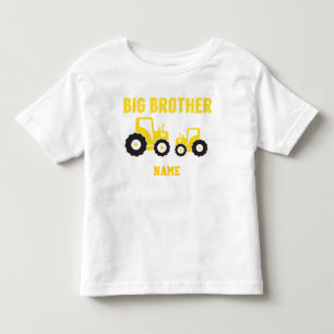 Candy Big Brother Traktor lernen Kleinkind T-shirt