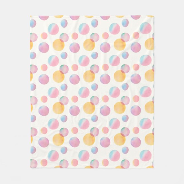 Candy Bubbles Cosy Fleece Blanket (Vorderseite)