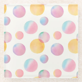 Candy Bubbles Glass Untersetzer