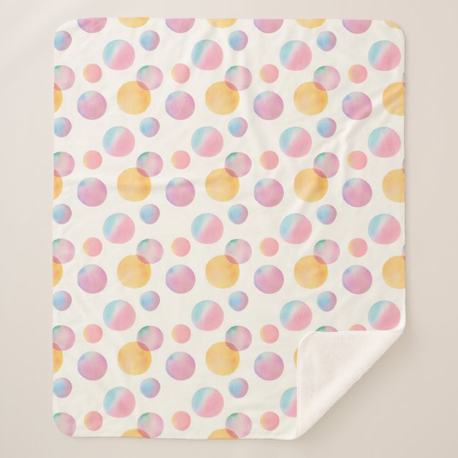 Candy Bubbles Sherpa Blanket Sherpadecke (Vorderseite)