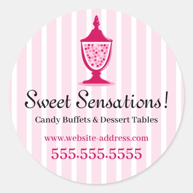 Candy Buffet Stickers (Vorderseite)