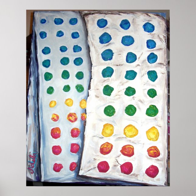 "Candy Buttons" Poster (Vorne)