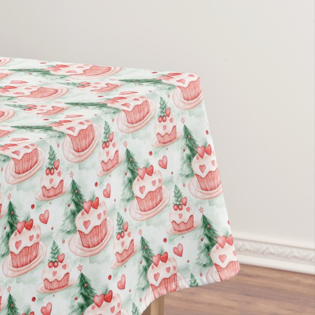 Candy Cake Land Christmas Tableclout Tischdecke (Beispiel)