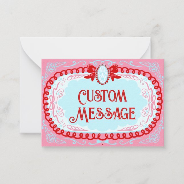 Candy Cameo Custom Mitteilungskarte (Vorderseite)