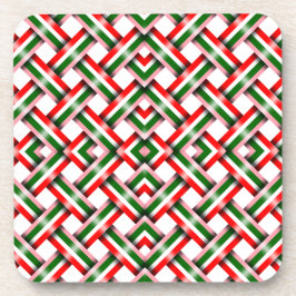 Candy Cana Weihnachts nahtlos Flat Holiday Card Getränkeuntersetzer